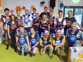 Lasertagbattle der Tauchvereine